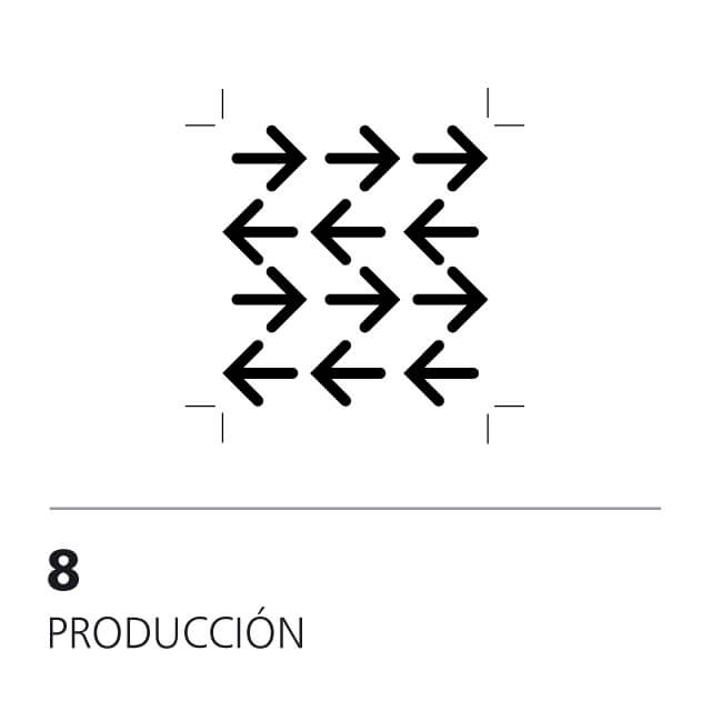 Producción. Fabricación, impresión y rotulación del proyecto señalético.