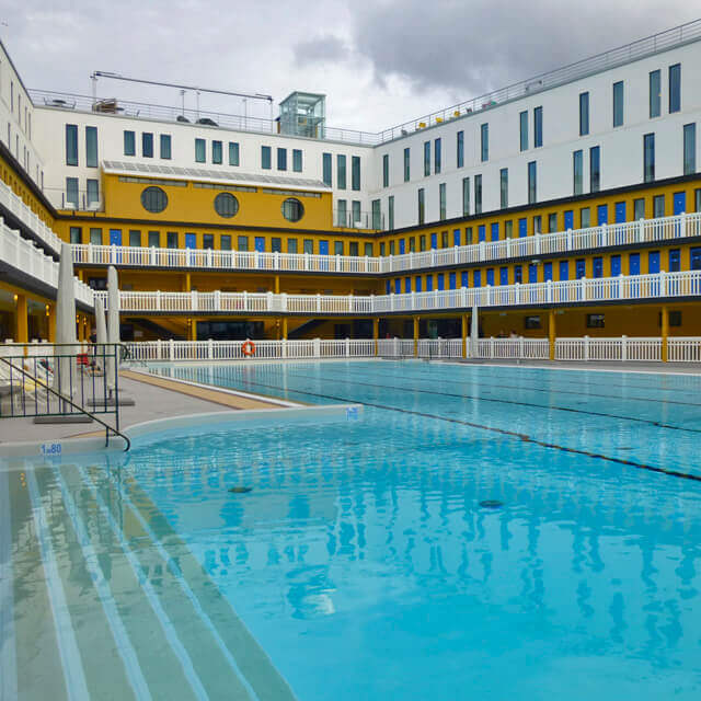 señalética general de marcal en hotel piscine Molitor